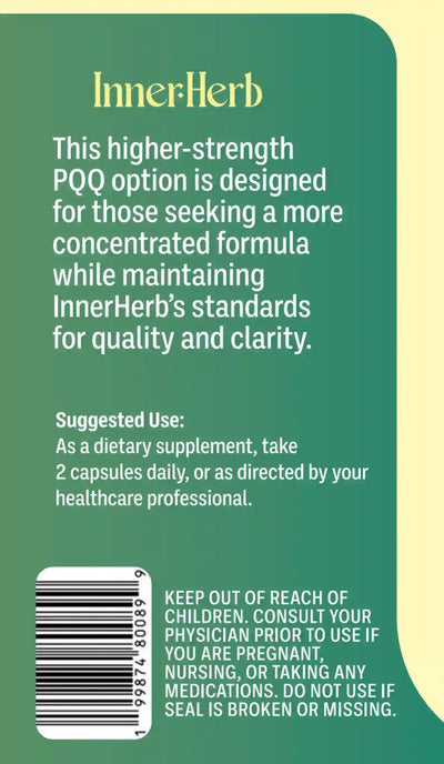 PQQ (Pyrroloquinoline Quinone) - 20MG/40MG
